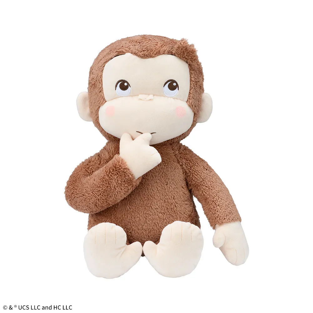 おさるのジョージ 赤いほっぺ LLぬいぐるみ あまえんぼう｜プライズ