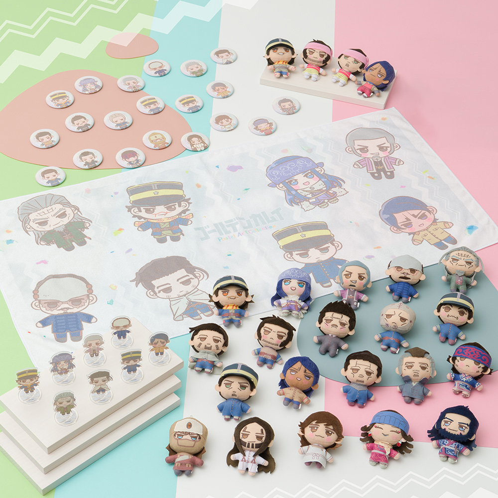 セガ ラッキーくじ「ゴールデンカムイ Pastel Art Collection