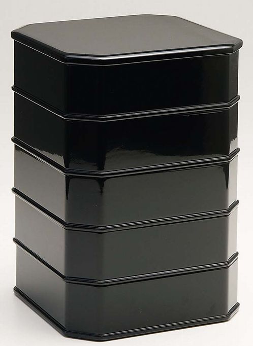 お取り寄せ】真塗 縁高 （本漆手塗 段付） *縁高重箱*折敷*菓子器