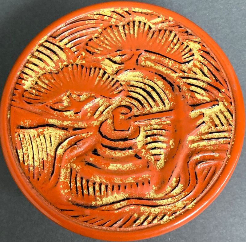 通販販売【茶道具】 香合 堆黒 *お稽古用* 堆朱*堆黄*[kog10007]茶道