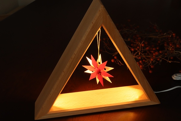 トライアングルライト小 – ドイツ・ザイフェンの木のおもちゃ seiffen
