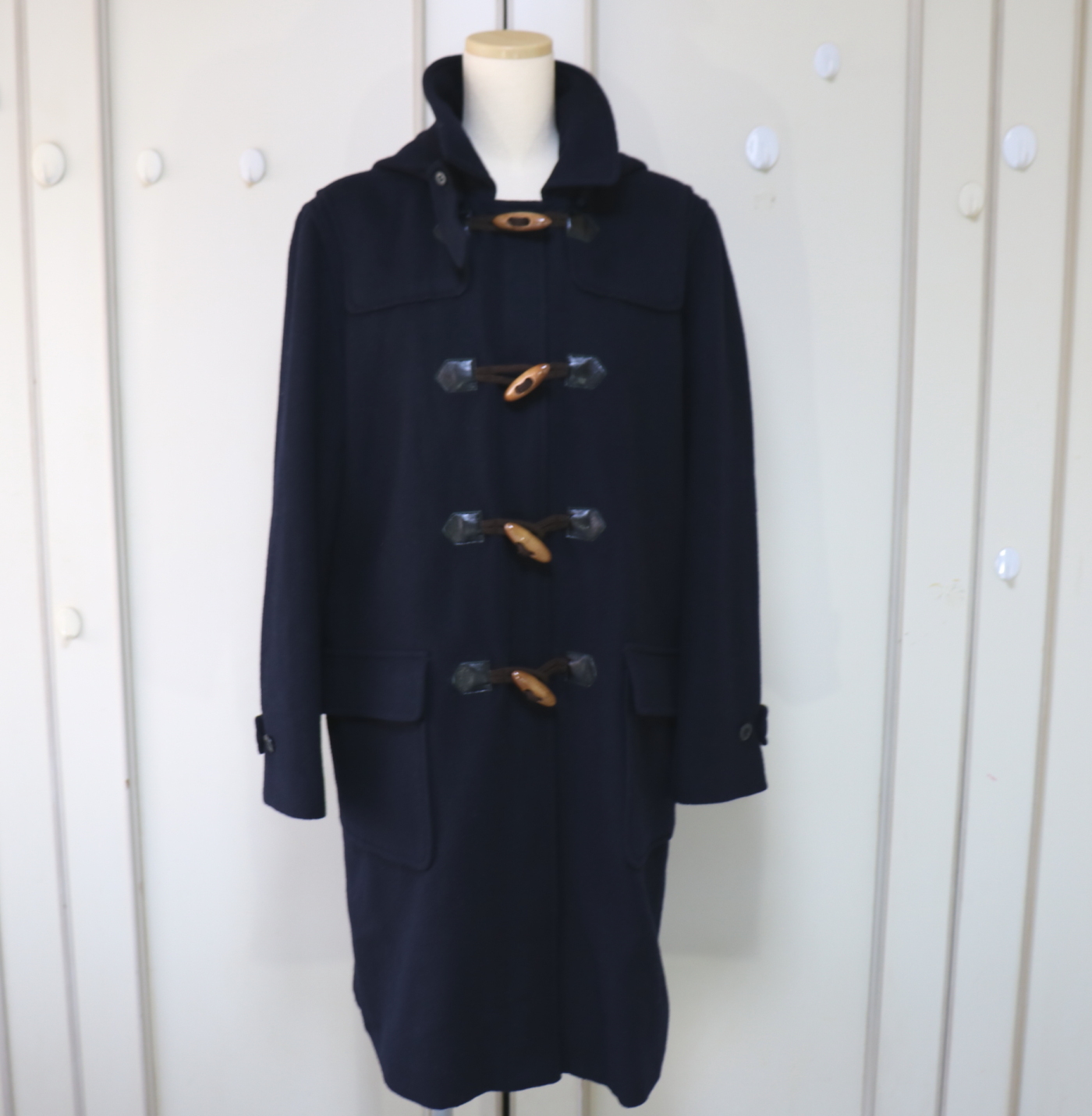 茨城県 江戸川学園取手高等学校の女子指定のダッフルロングコート制服