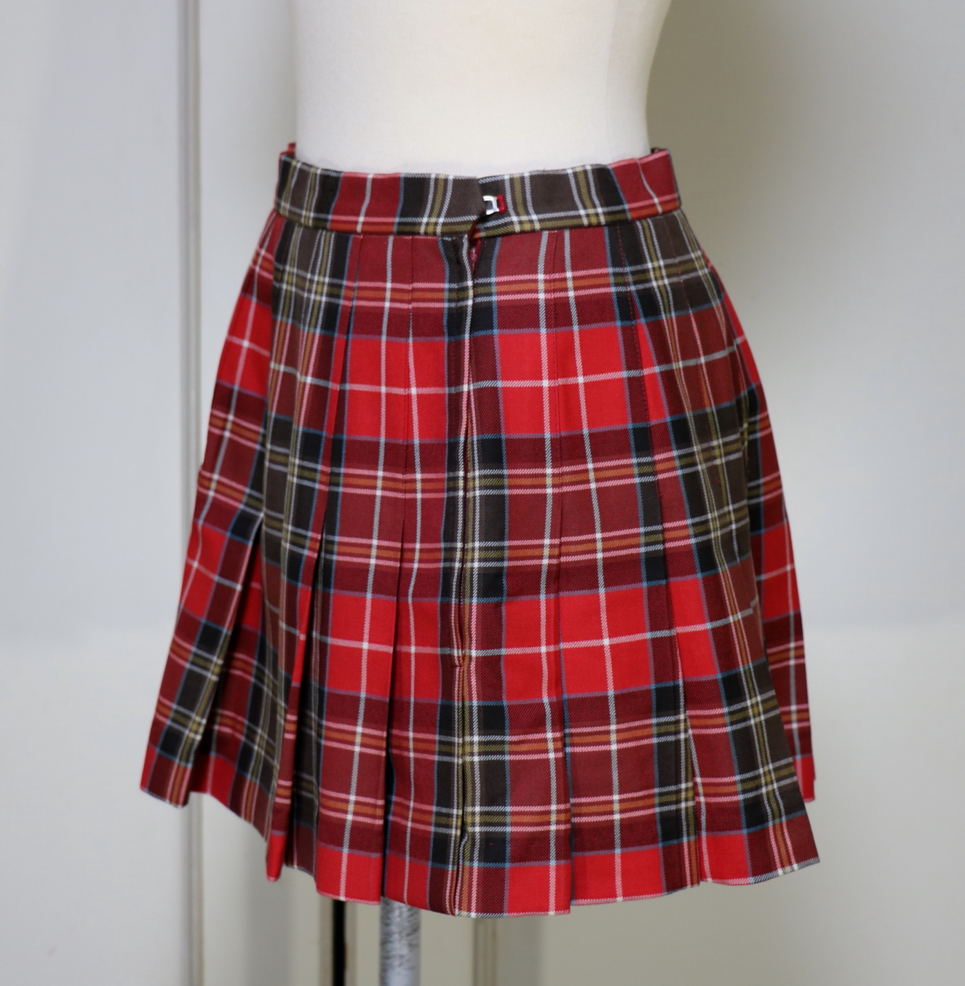 東京都 品川女子学院中等部 稀少カジュアル 旧赤色チェックスカート