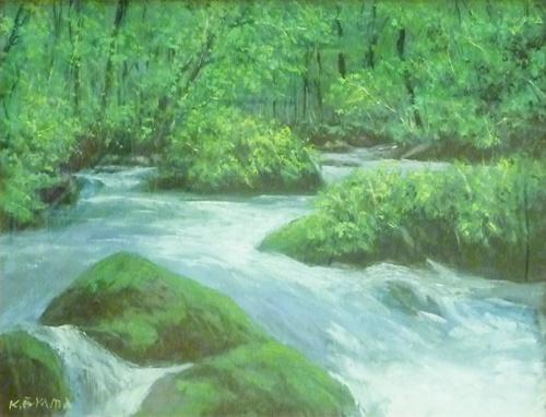 油彩画6号 「奥入瀬」 | ｜正光画廊