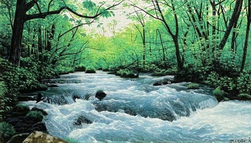 木漏れ日の渓・奥入瀬 | ｜正光画廊