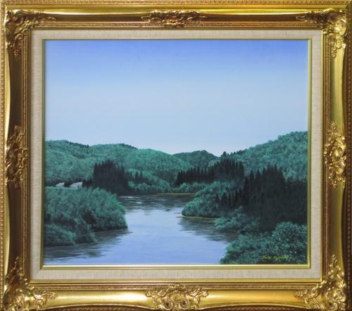 油彩画10号 「水辺の光景」 No.7592 | ｜正光画廊