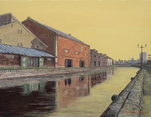 油彩画6号 「運河のある街」 | ｜正光画廊