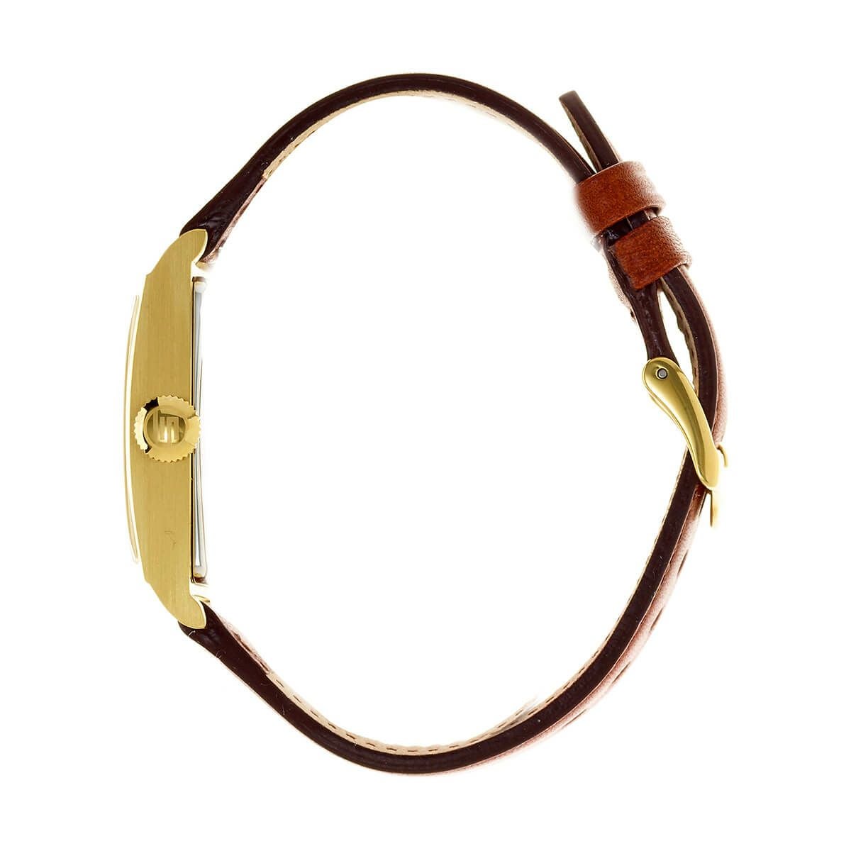 LIP / リップ チャーチル T18 ゴールド ダークブラウン レザー メンズ