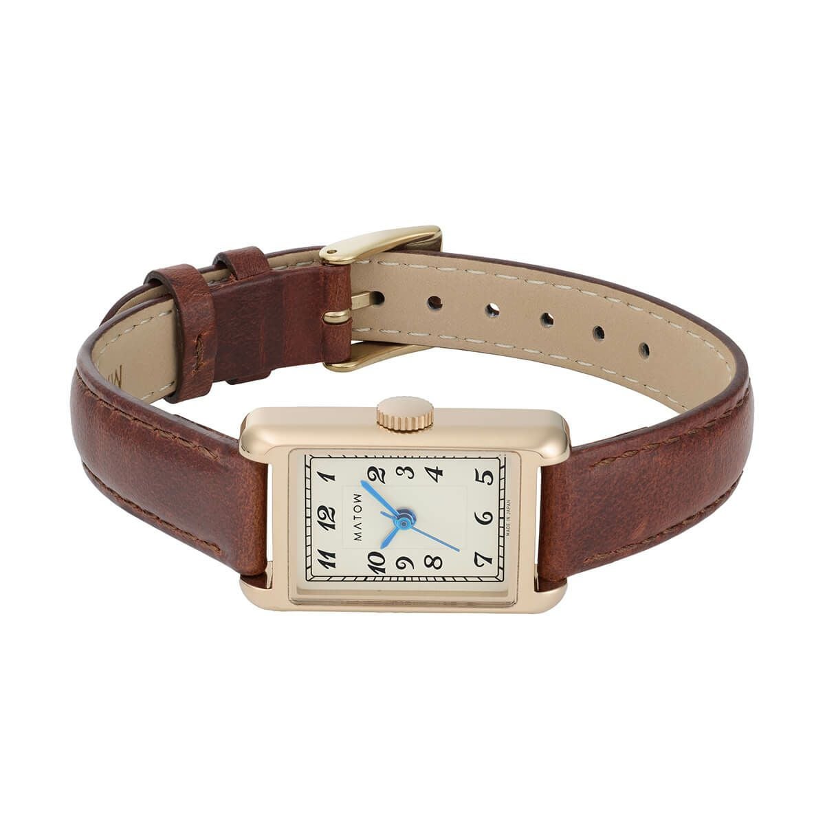 MATOW / マトウ Tsuki 朧月 おぼろづき スクエア ゴールド レザー