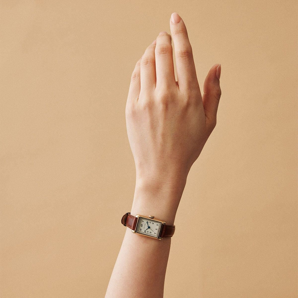 MATOW / マトウ Tsuki 朧月 おぼろづき スクエア ゴールド レザー