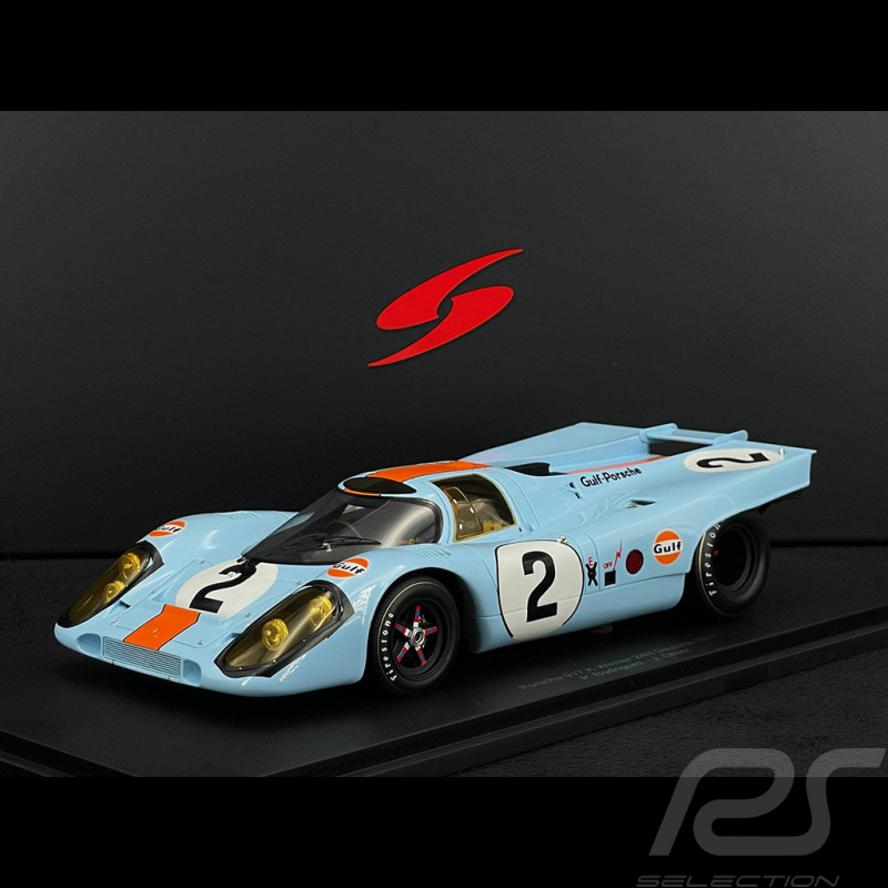 Porsche 917K No2 Winner 24h Daytona 1971 Orange 1/18 Spark 18DA71