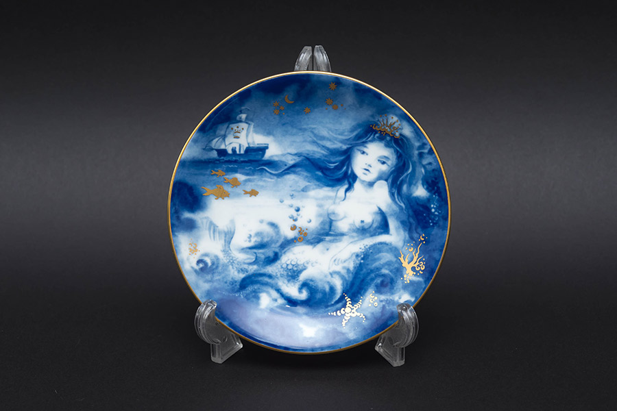 マイセン 童話ミニプレート『Little water nymph（人魚姫）』を