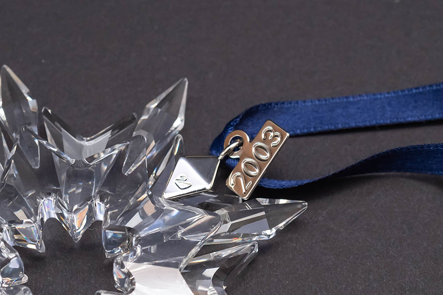 スワロフスキー クリスマスオーナメント スノーフレーク（2003年）を