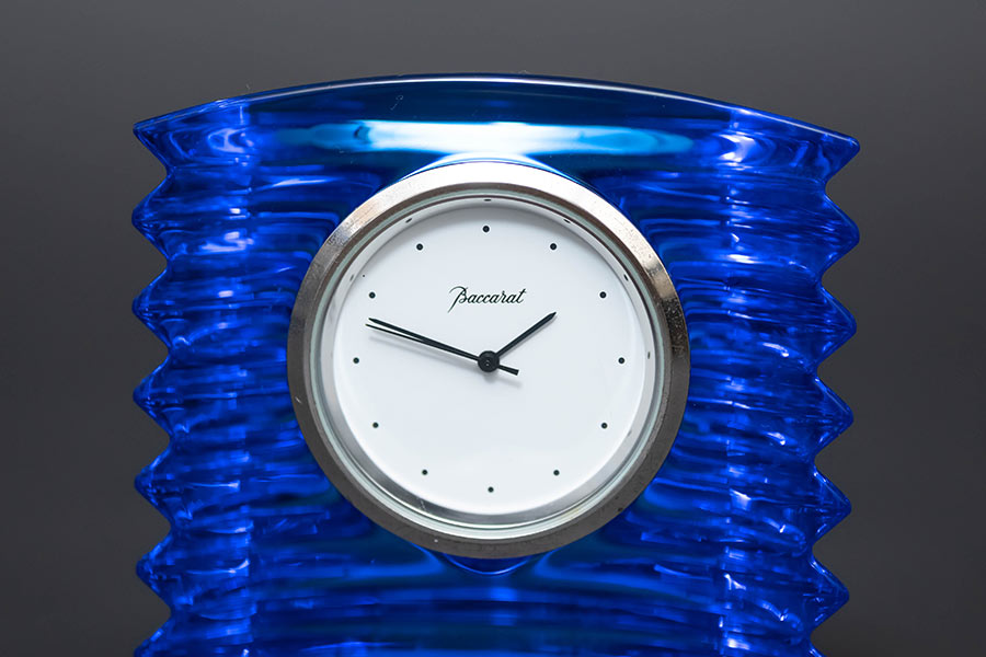 バカラ ラランド（ブルー） クロックを買い取りました｜ブランド食器
