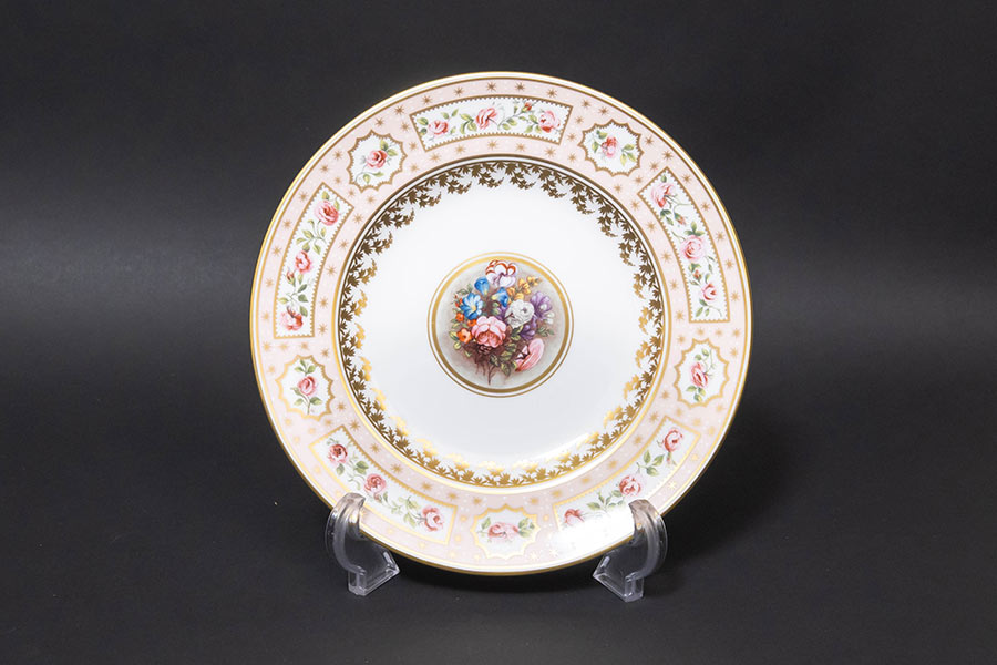 ロイヤル・クラウン・ダービー ビリングスリーローズ 22cmプレートを