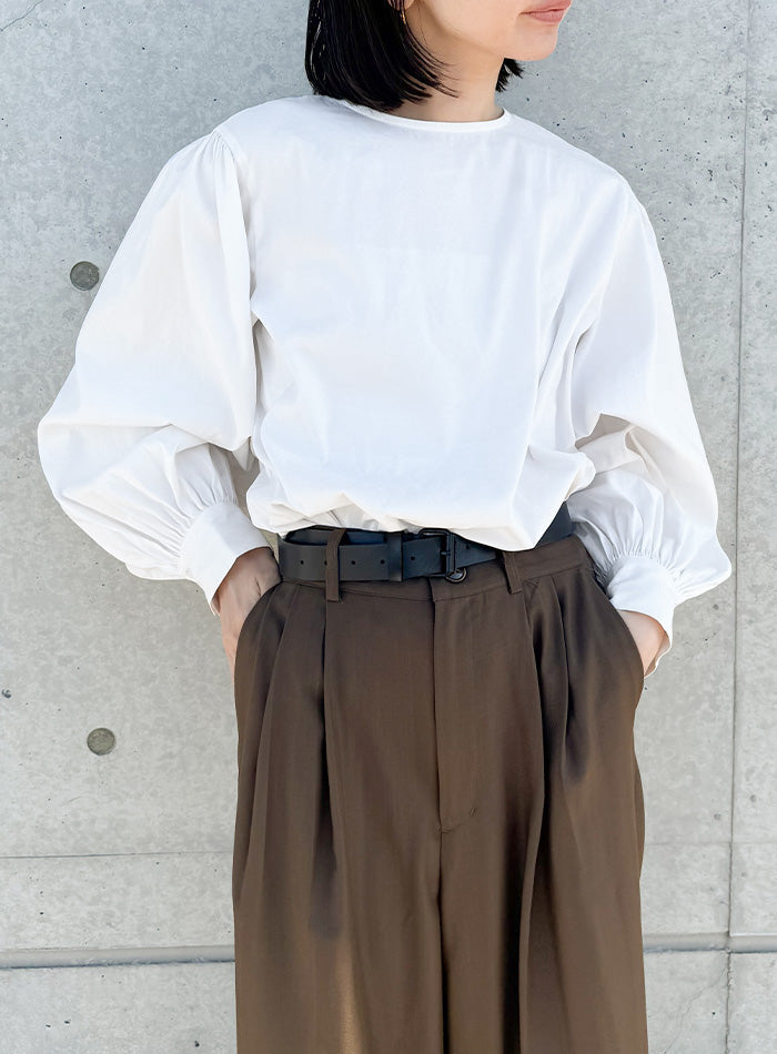 サイズ展開あり】ボリュームスリーブブラウス【by SON】 – SELECT MOCA