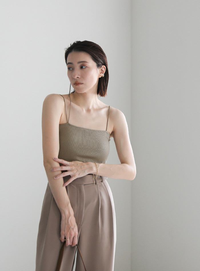 サイズ展開あり】2WAYストラップカップ付きベアキャミソール – SELECT MOCA