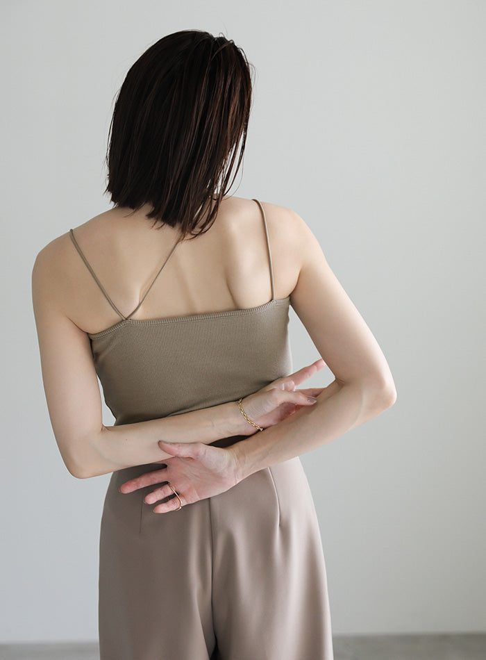サイズ展開あり】2WAYストラップカップ付きベアキャミソール – SELECT MOCA