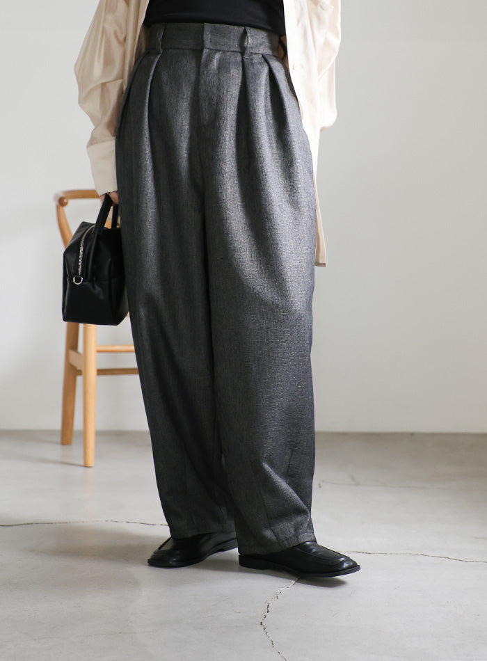 ツイードスラックスカーブパンツ – SELECT MOCA