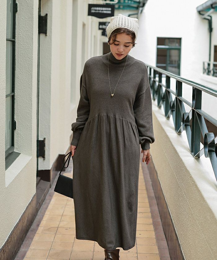 ティアードニットワンピース | titivate