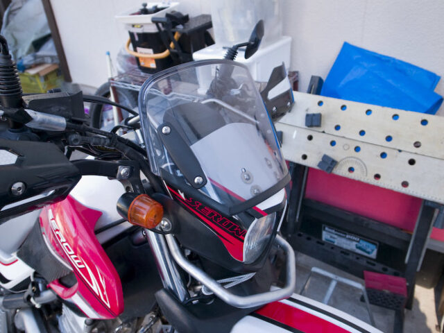 アドベンチャースクリーンのスクリーンのみ | セロー250カスタム日記帳