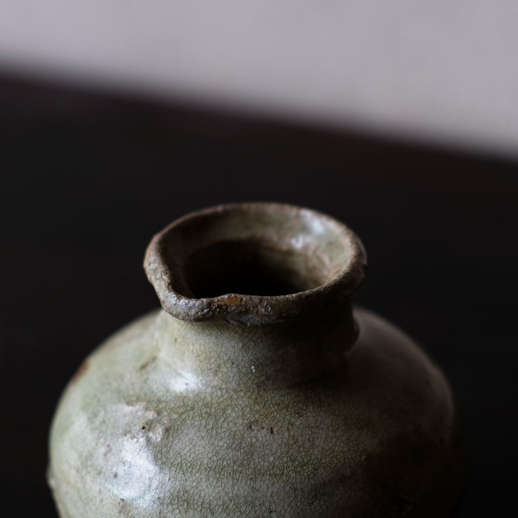 古瀬戸 灰釉鳶口小壺 | 骨董と詩学 Antique & Poetics | 蛇韻律