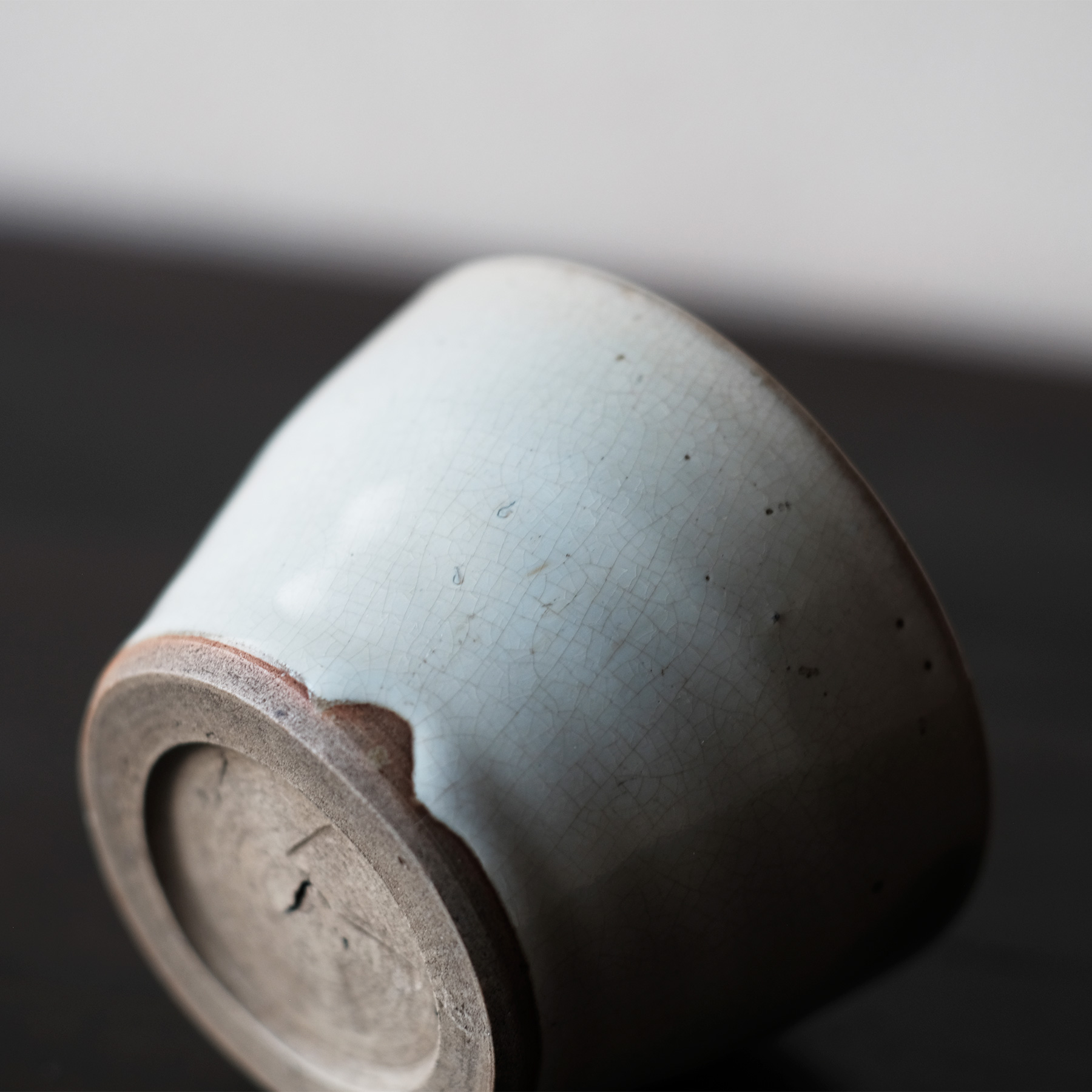 大堀相馬焼 緑釉流文蕎麦猪口 | 骨董と詩学 Antique & Poetics | 蛇韻律