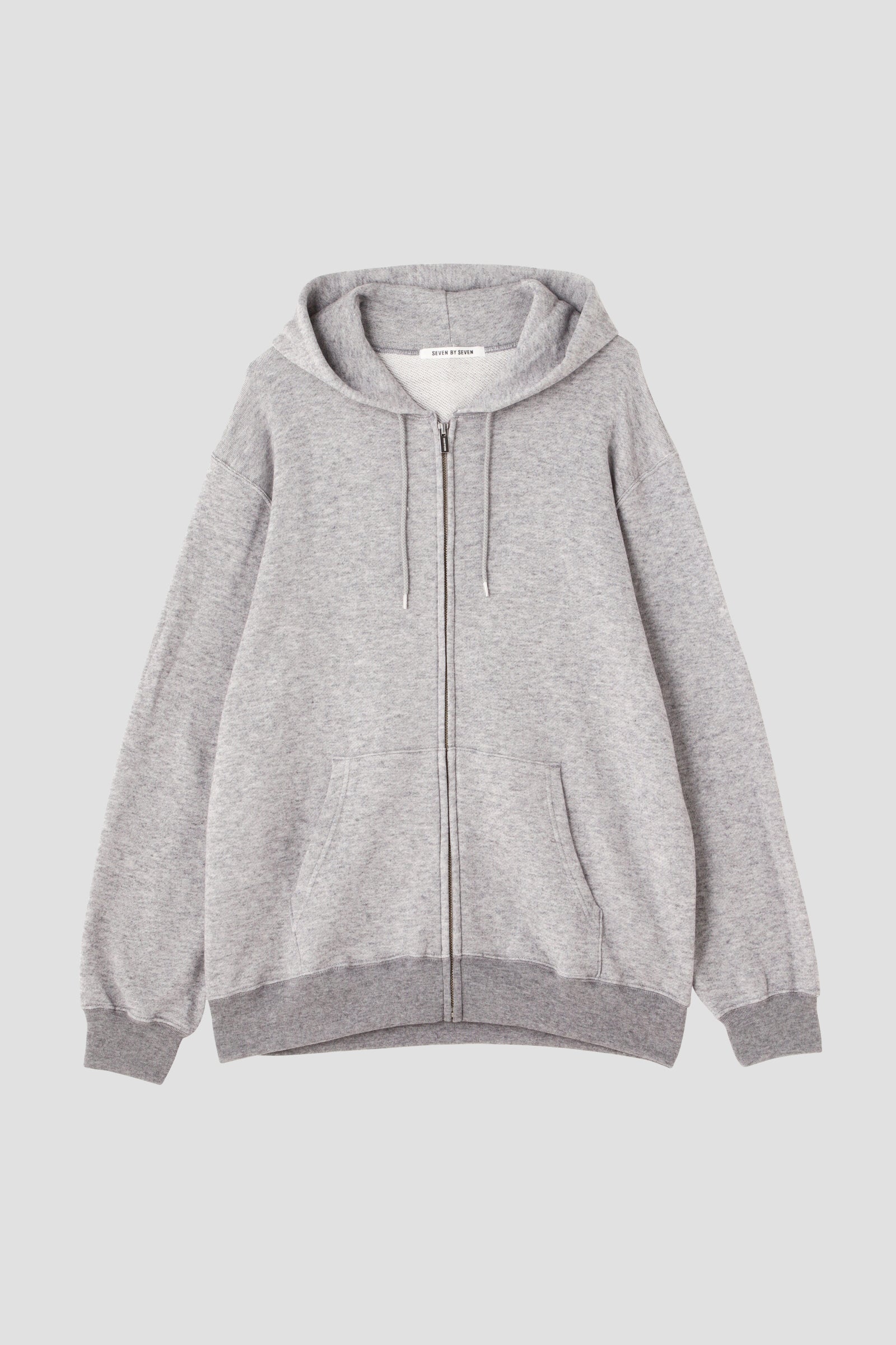FULL ZIP HOODIE ‐Cotton / Wool‐ | SEVEN BY SEVEN