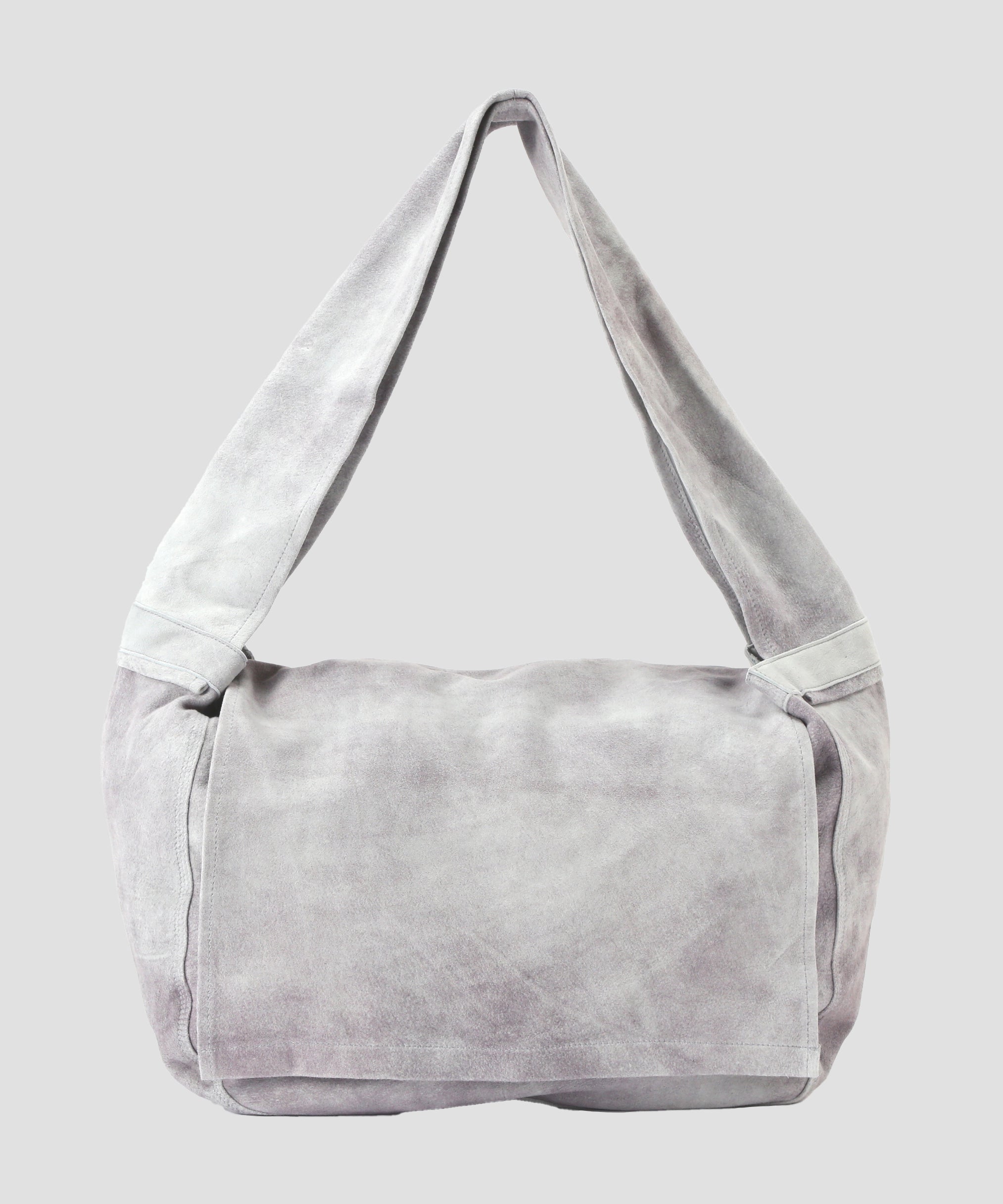 LEATHER SHOULDER BAG ‐ Goat suede Antique finish ‐ | SEVEN BY SEVEN