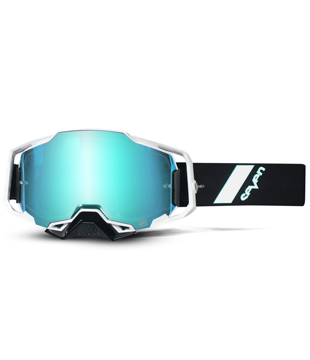 ARMEGA SYNERGY GOGGLE WHITE/BLACK OSFM – Seven MX