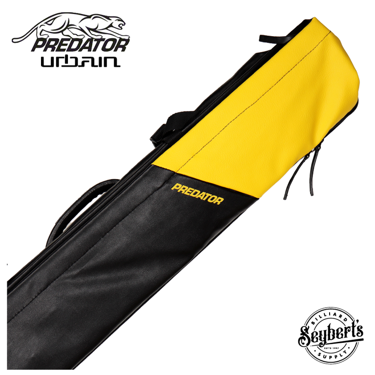 Predator Urbain Black/Yellow Top Zip 3x5 Hard Pool Cue Case