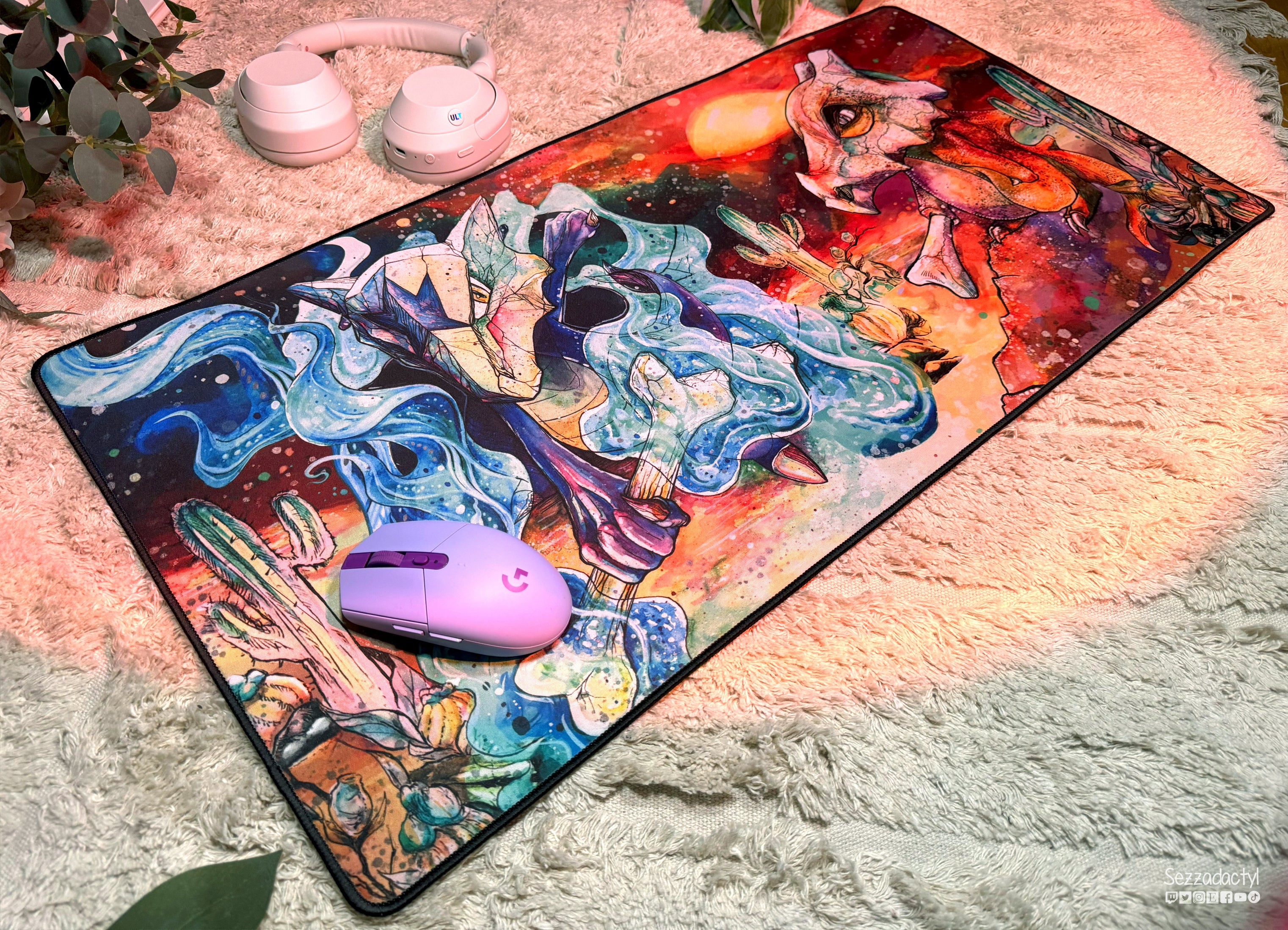 Desk Mat - Desert Dwellers – Sezzadactyl