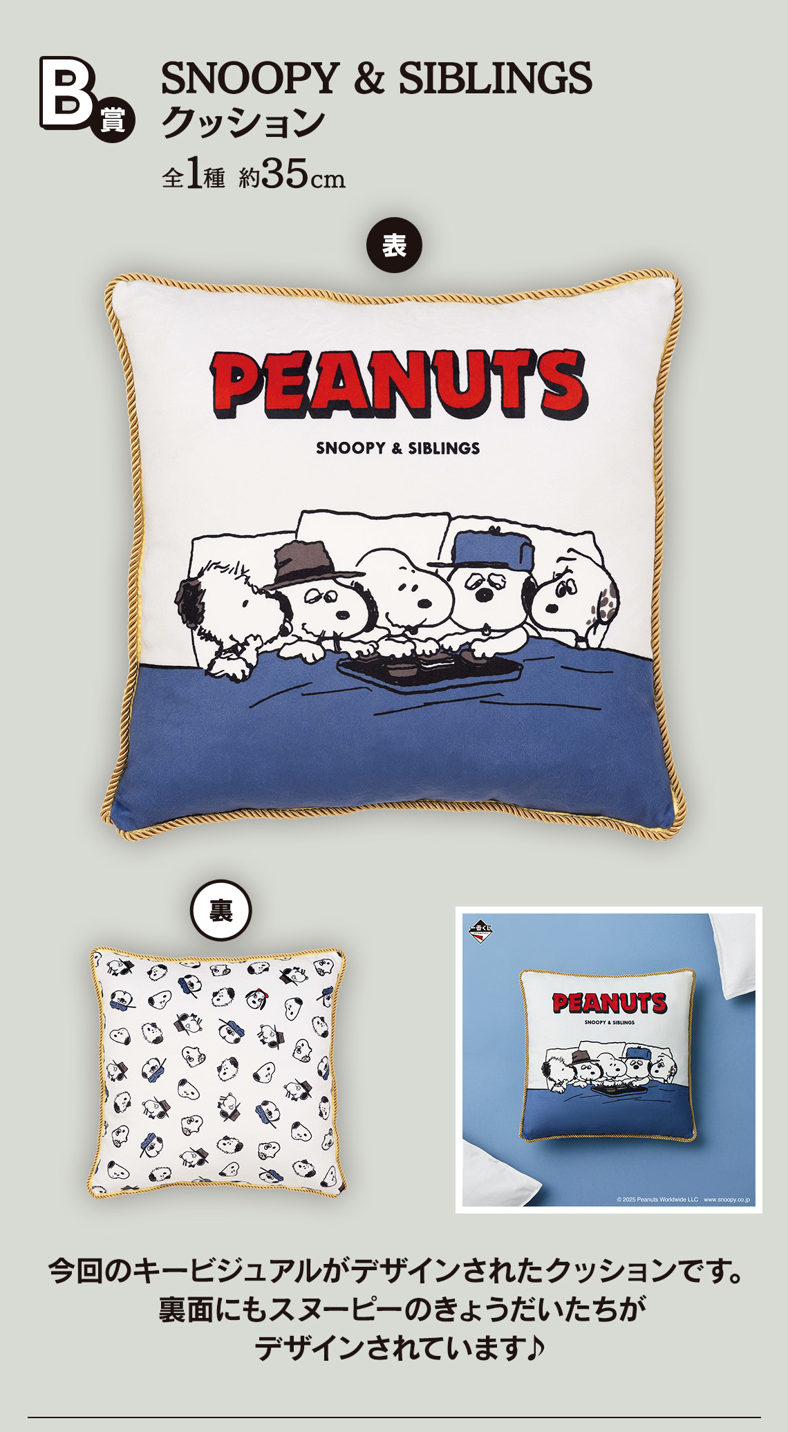 一番くじ PEANUTS ~SNOOPY & SIBLINGS~｜一番くじ倶楽部｜BANDAI