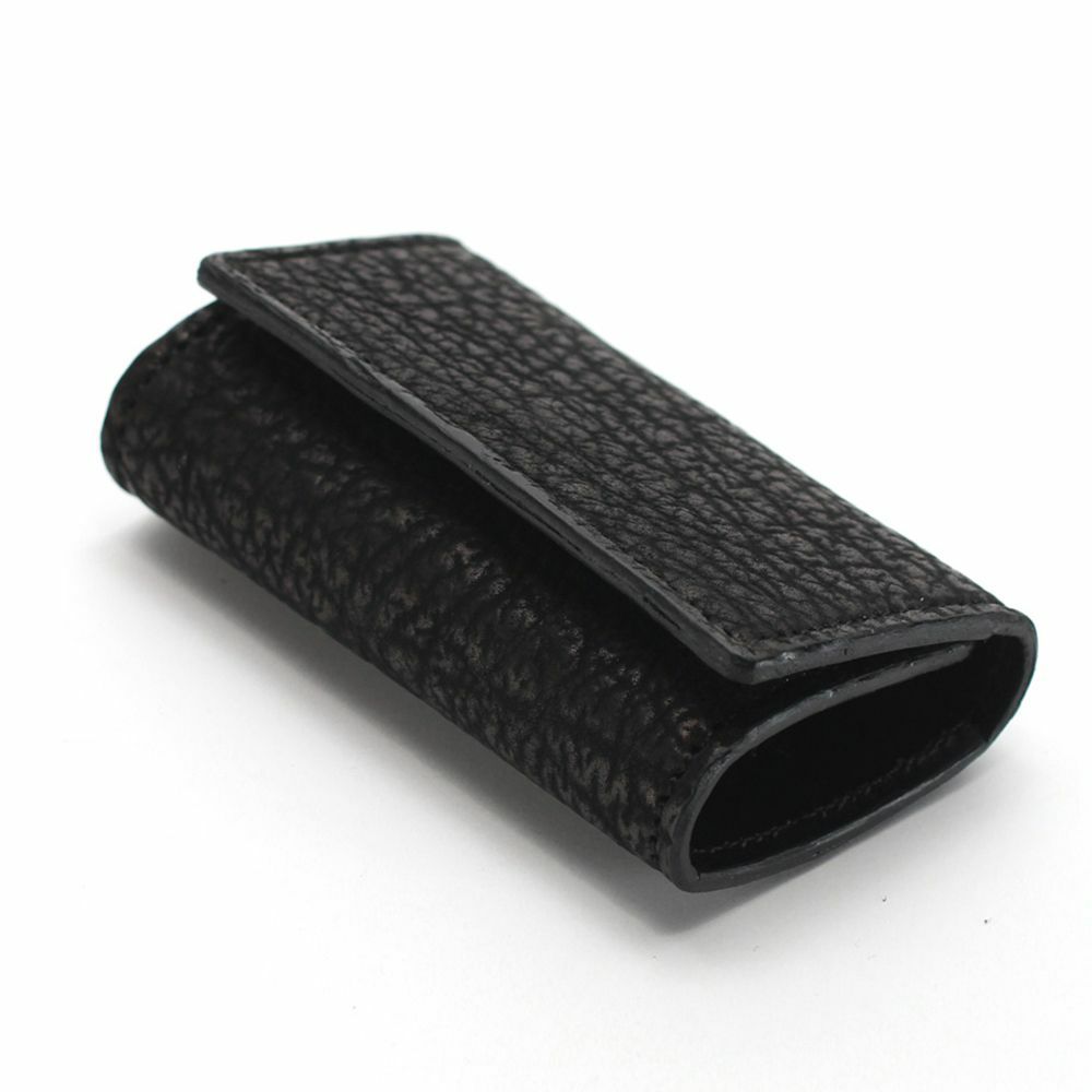 シンプルキーケース シャーク（サメ革）│メンズ革小物通販 S'FACTORY