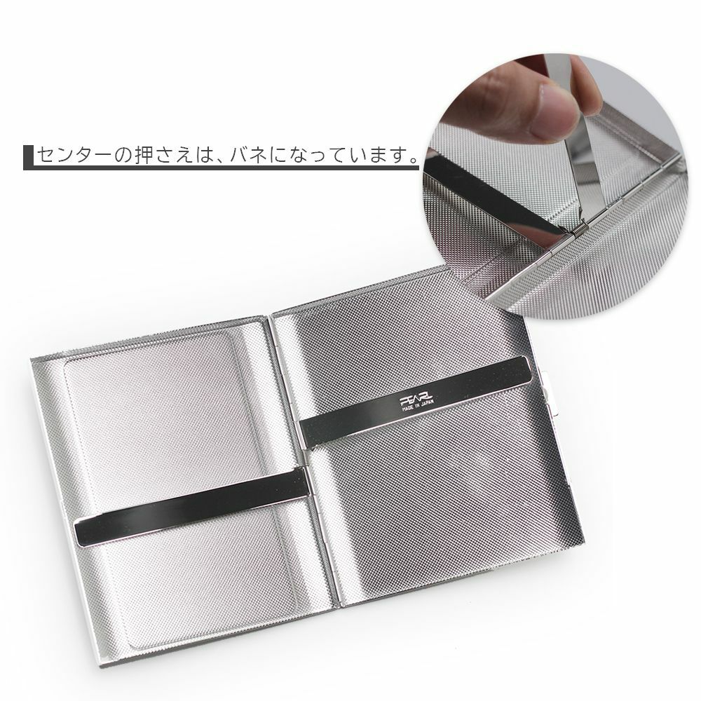 メタルシガレットケース 20本タイプ ターコイズブルー カウレザー