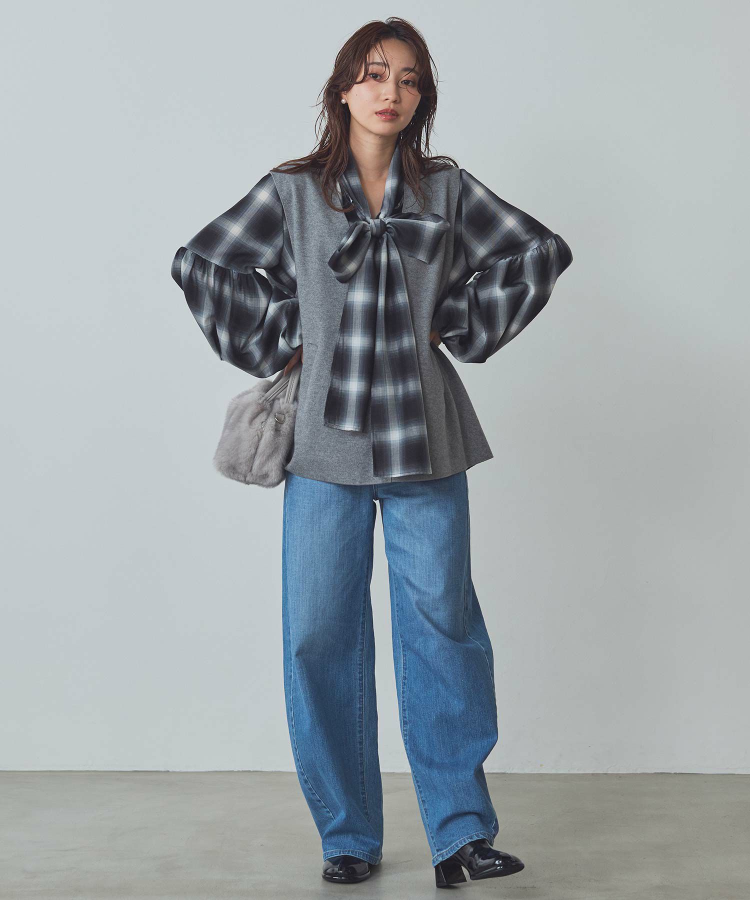 Gready BrilliantWフェイスVネックベスト | SEKIMIKI Online