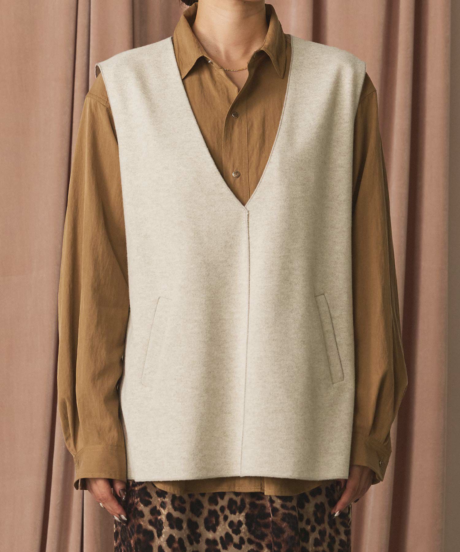 Gready BrilliantWフェイスVネックベスト | SEKIMIKI Online