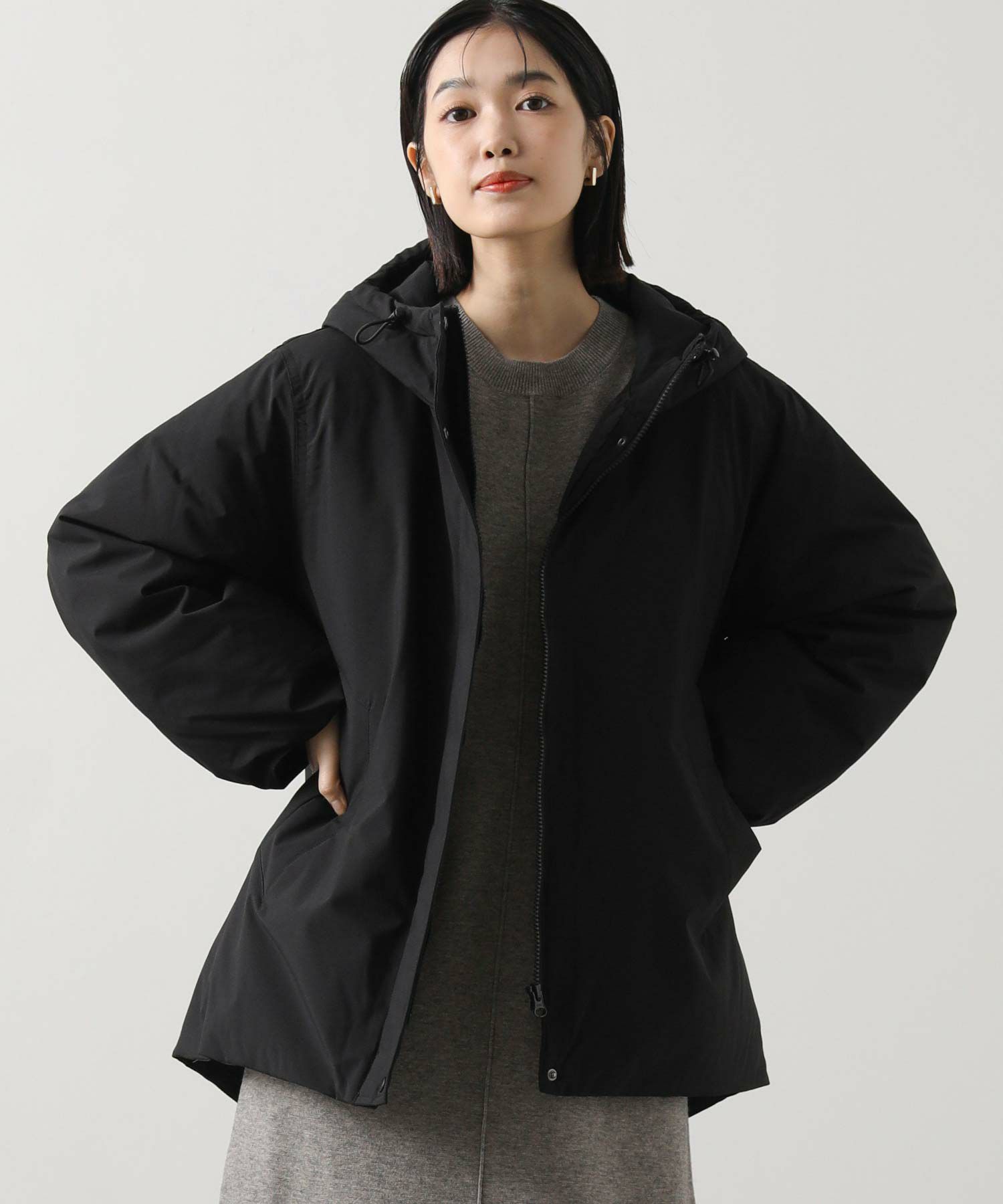 Gready Brilliantタフタフードダウン | SEKIMIKI Online