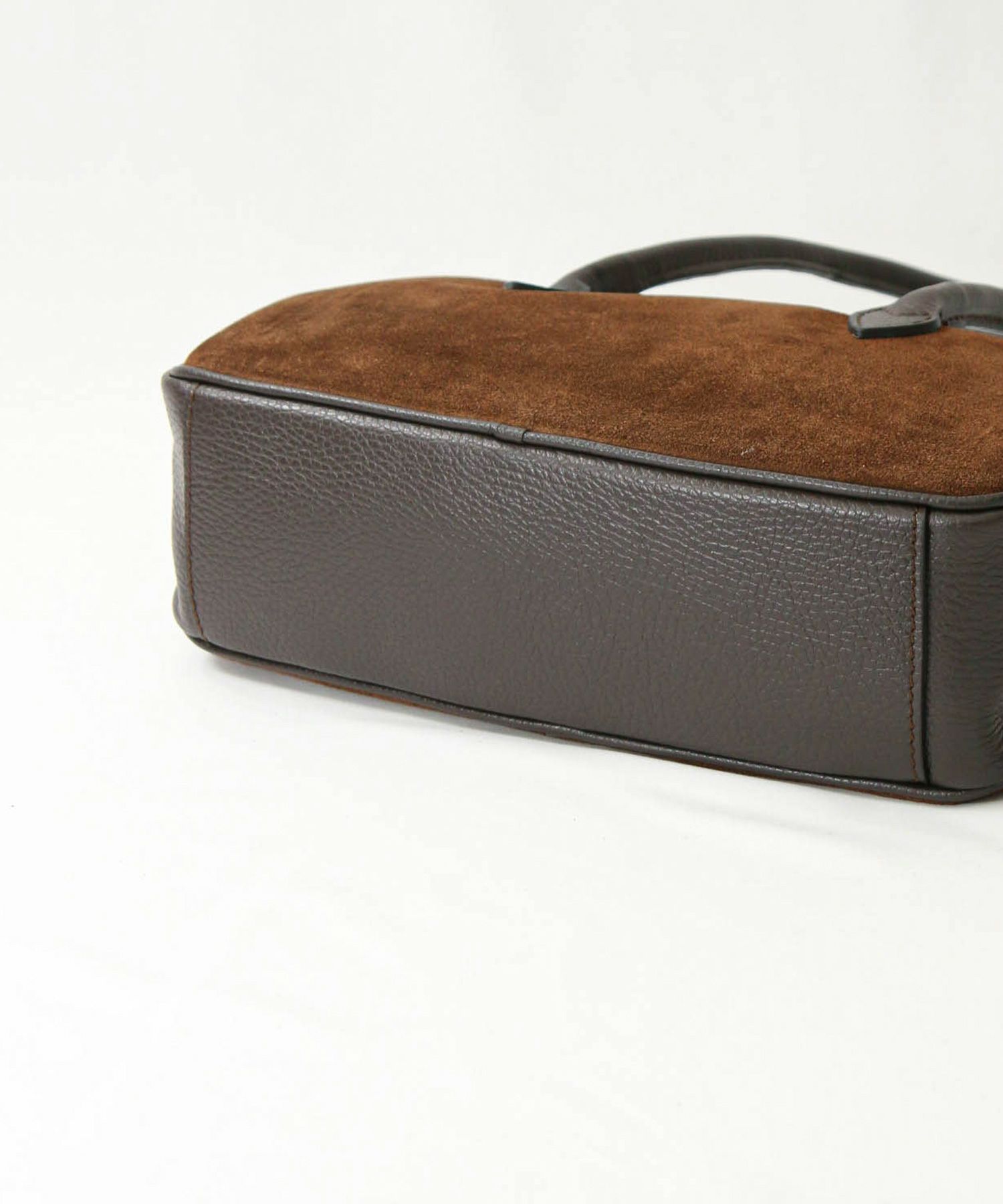 Gready Brilliantスエード×レザーボストン | SEKIMIKI Online