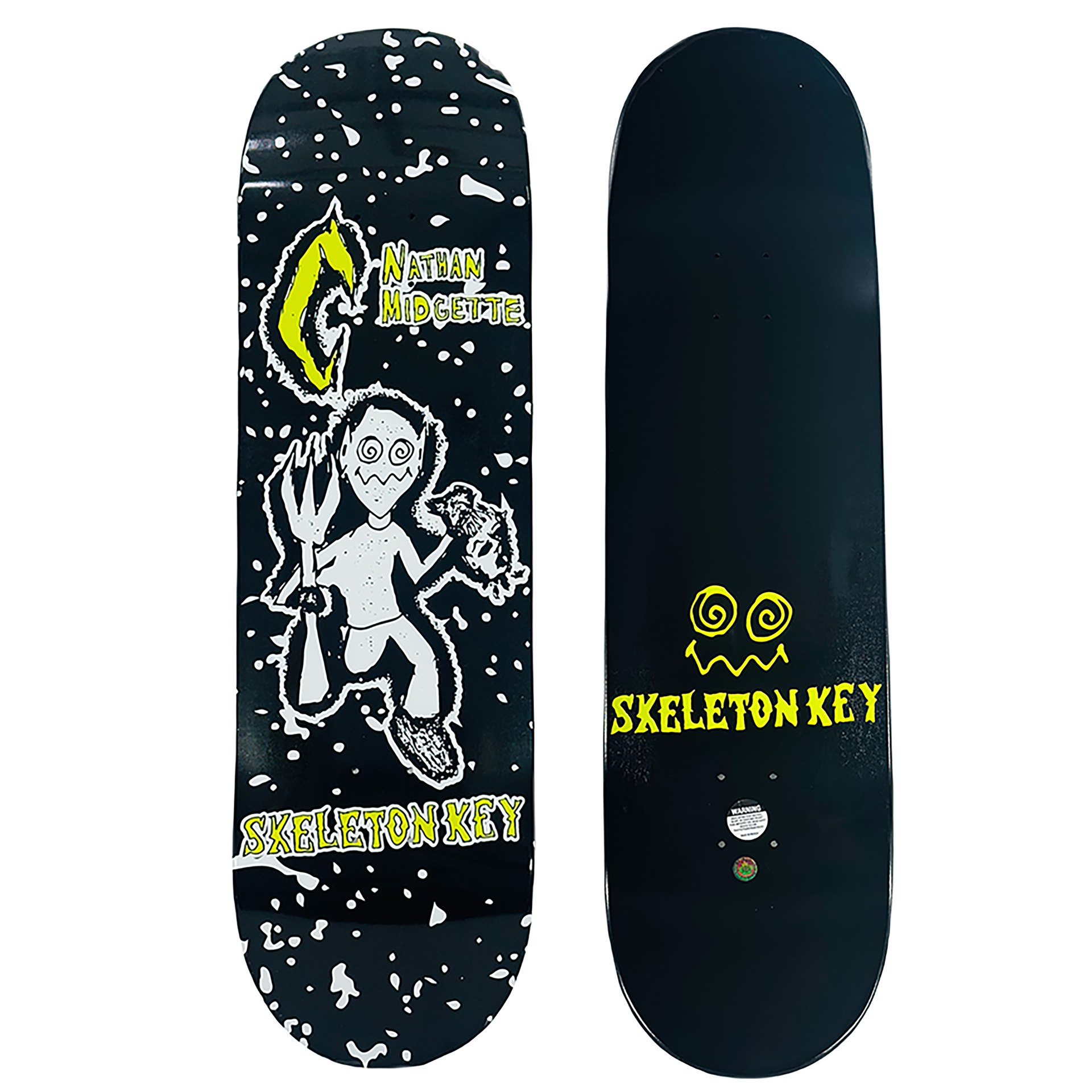 Nathan Midgette Modern Skateboard Deck (2 Sizes) – Skeleton Key MFG