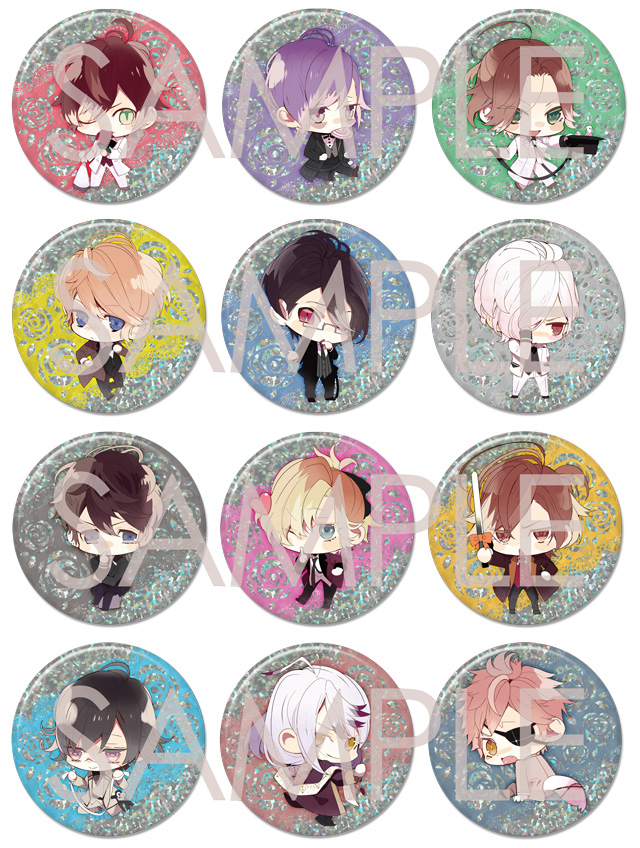 DIABOLIK LOVERS BLOODY BOUQUET ビッグ缶バッジ2015 vol.2 | 乙女向け