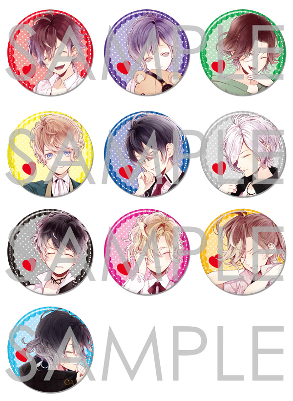 DIABOLIK LOVERS ビッグ缶バッジ 2015 Vol.3 | 乙女向け通販サイト