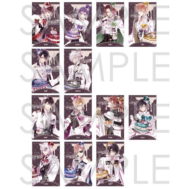 DIABOLIK LOVERS Vampire Heart▽cake クリアカード | 乙女向け通販