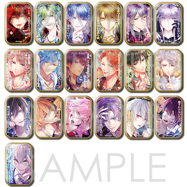 Rejet 13周年記念 スクエア缶バッジ Type A | 乙女向け通販サイト