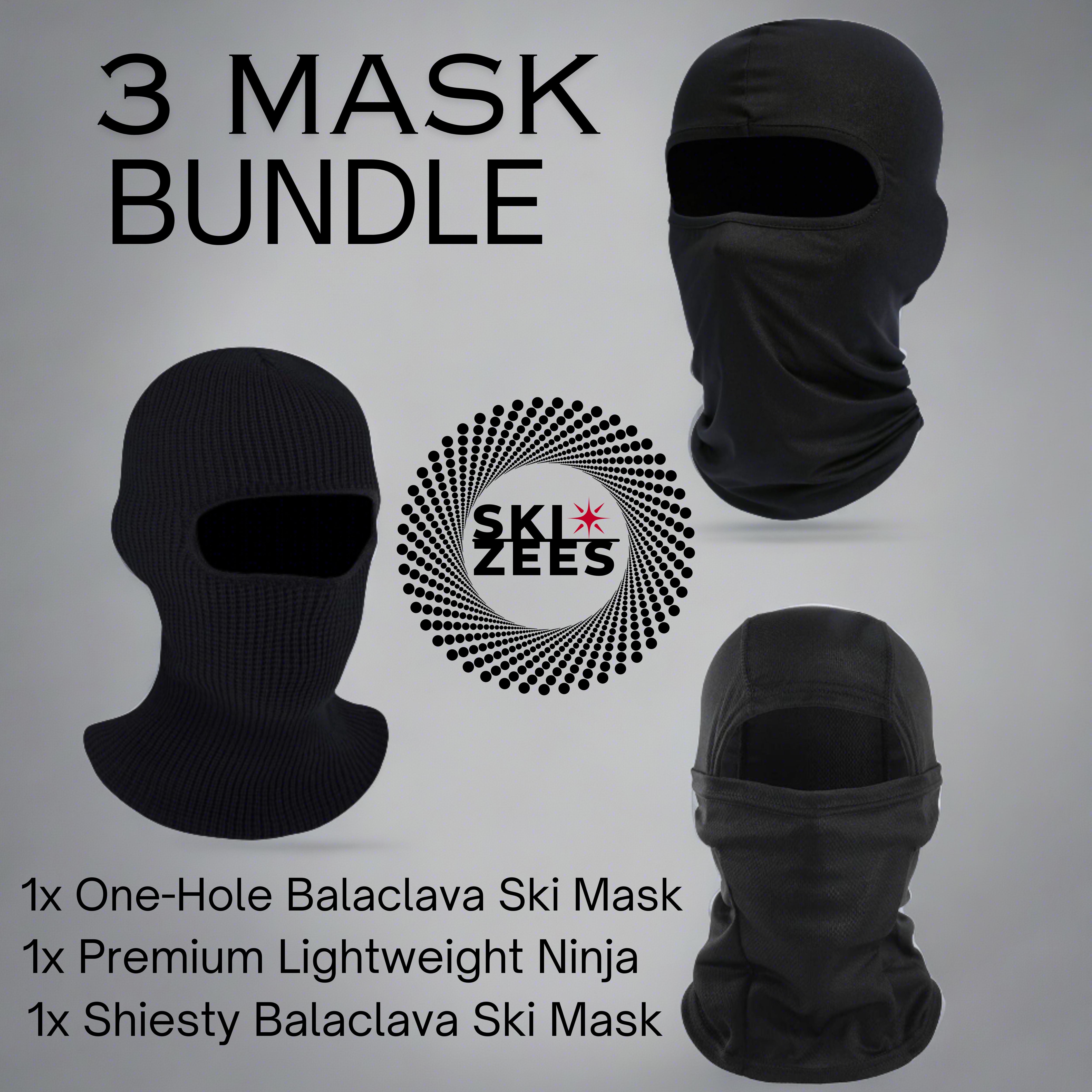 3 Pack Shiesty Balaclava Bundle – SKIZEES