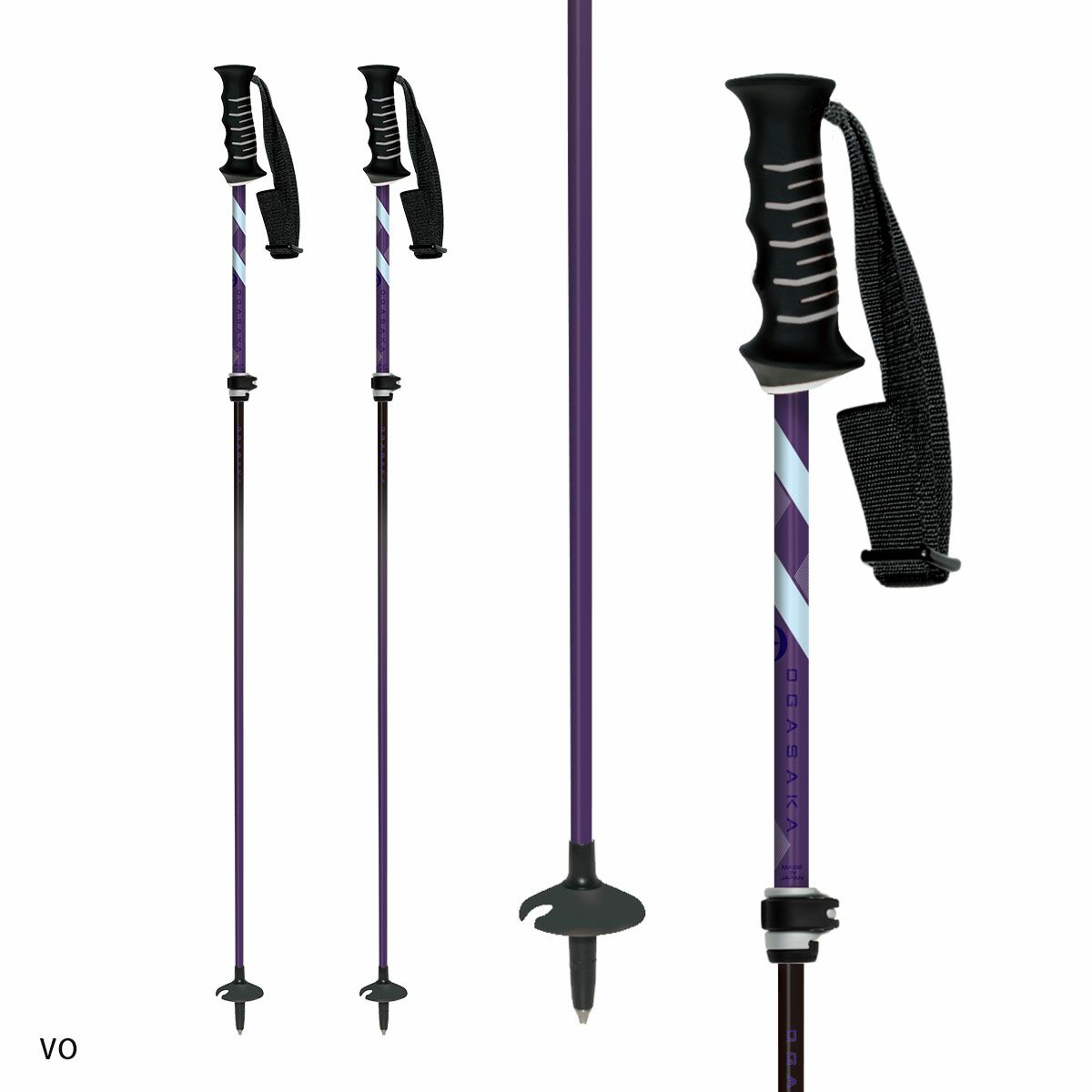 OGASAKA オガサカ スキーポール ストック メンズ レディース ＜2026