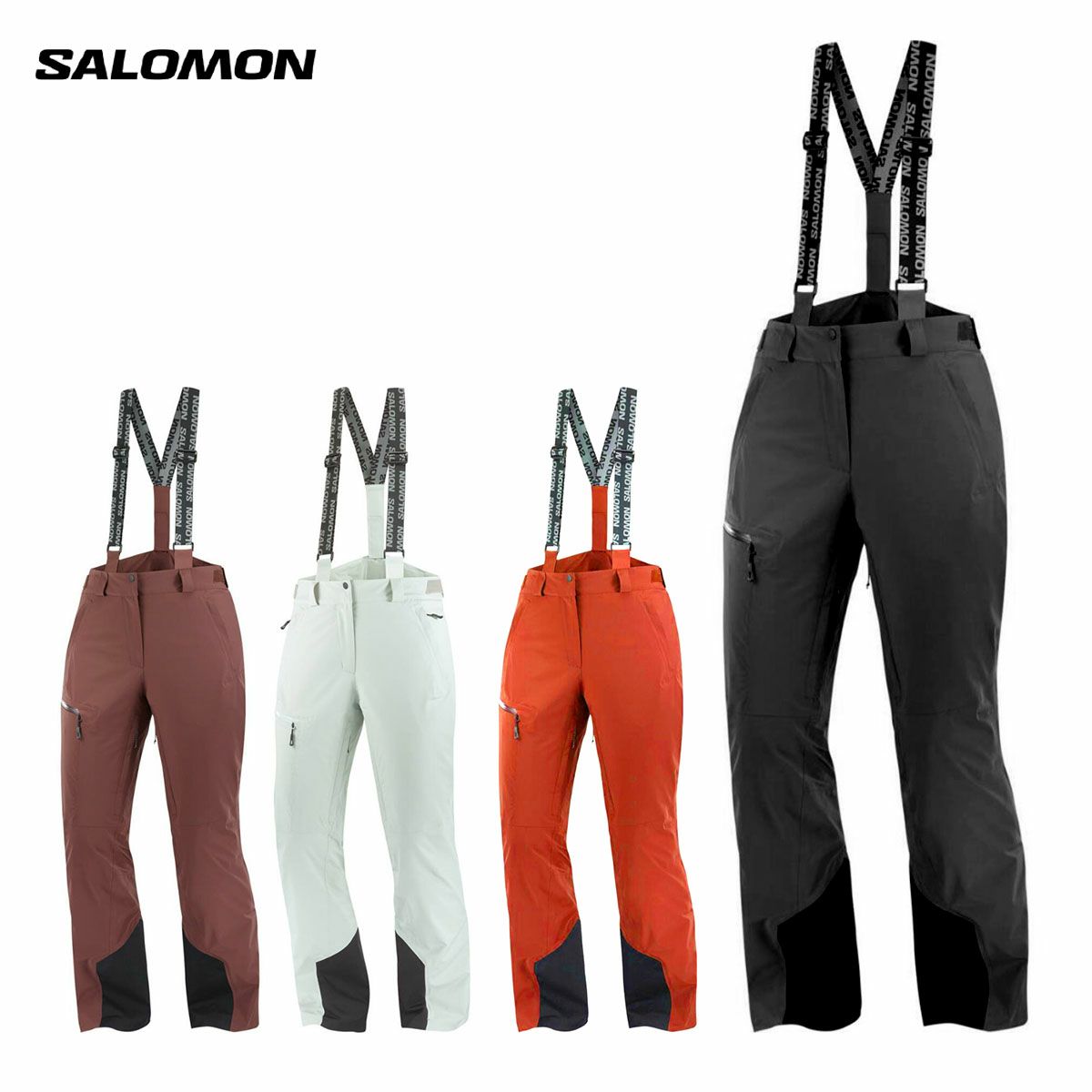 スキーウェア スキーパンツ パンツ SALOMON サロモン レディース 2025