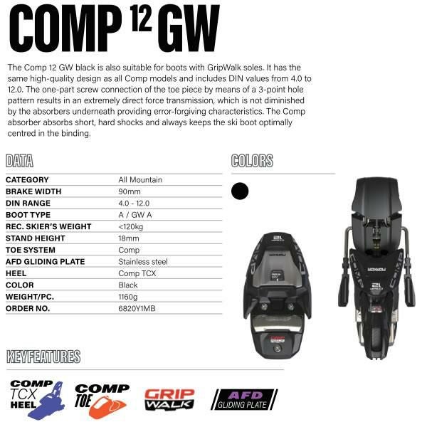 オガサカ スキー TC-S + SR585プレート (25-26 2026) + 26 マーカー