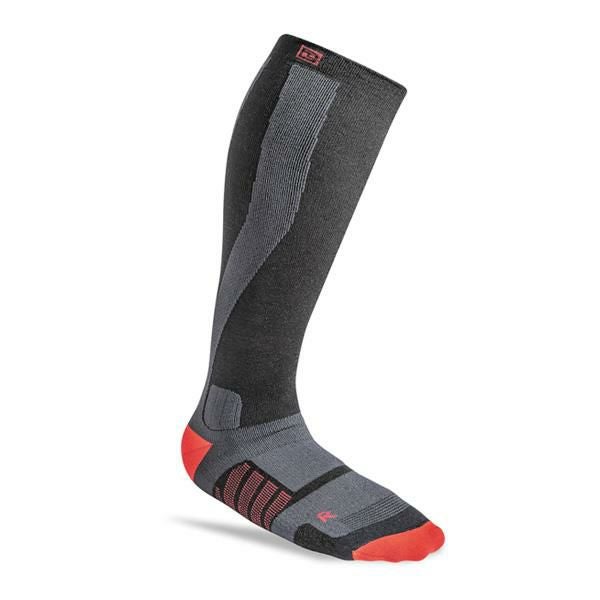 スノーボード ソックス DEELUXE THERMO SOCKS EVO (BLK/RED) ディー