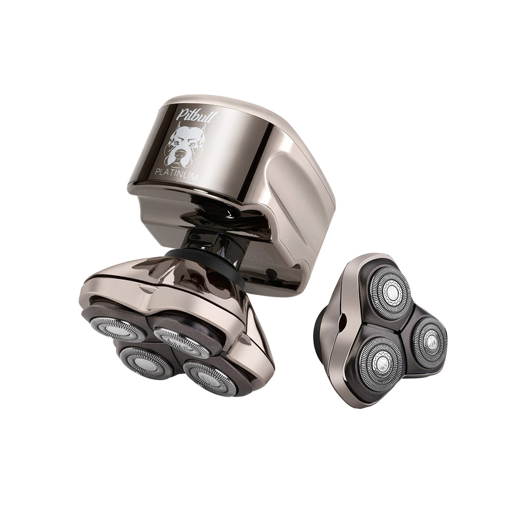 Skull Shaver Pitbull Platinum PRO PX5 with Bonus Blade